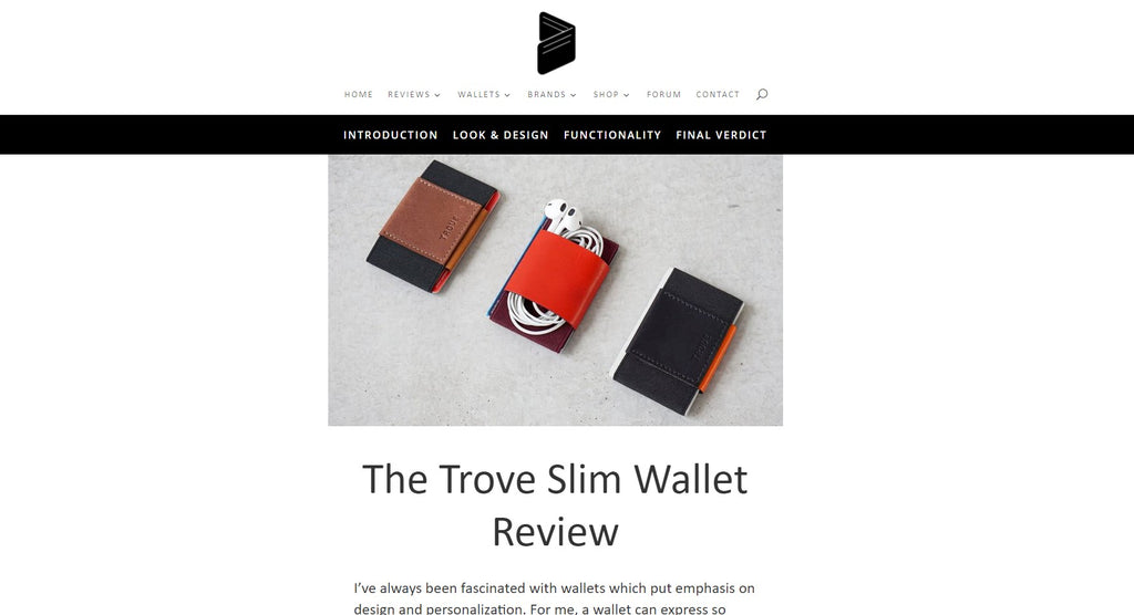 All The Wallets Review of TROVE Wallets