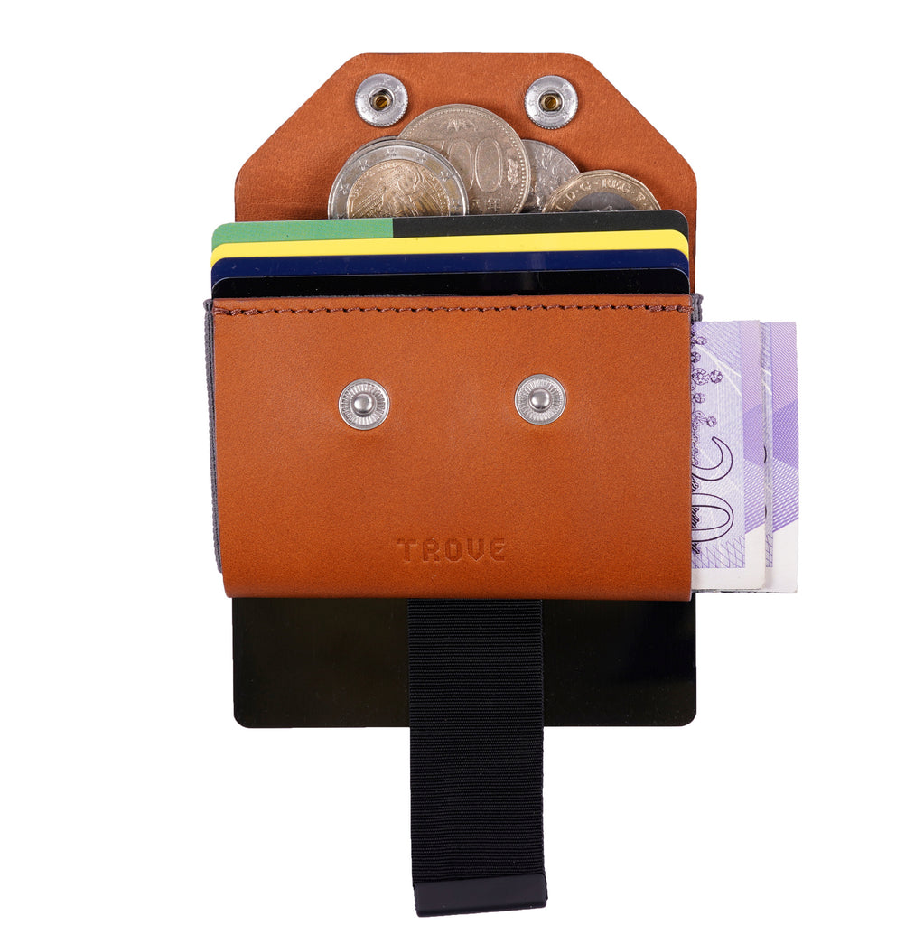 Trove Italian Leather Coin Wallet Coin Holder Card Wallet UK