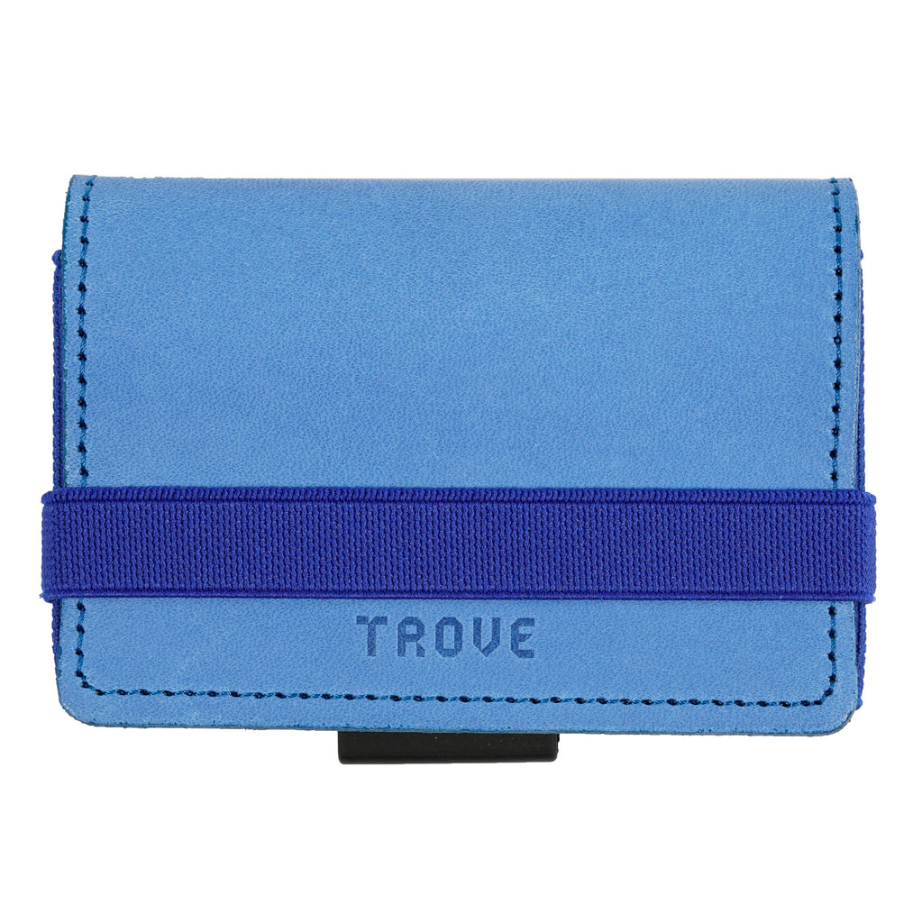 TROVE CASH WRAP: LEATHER LIGHT BLUE – TROVE.CC