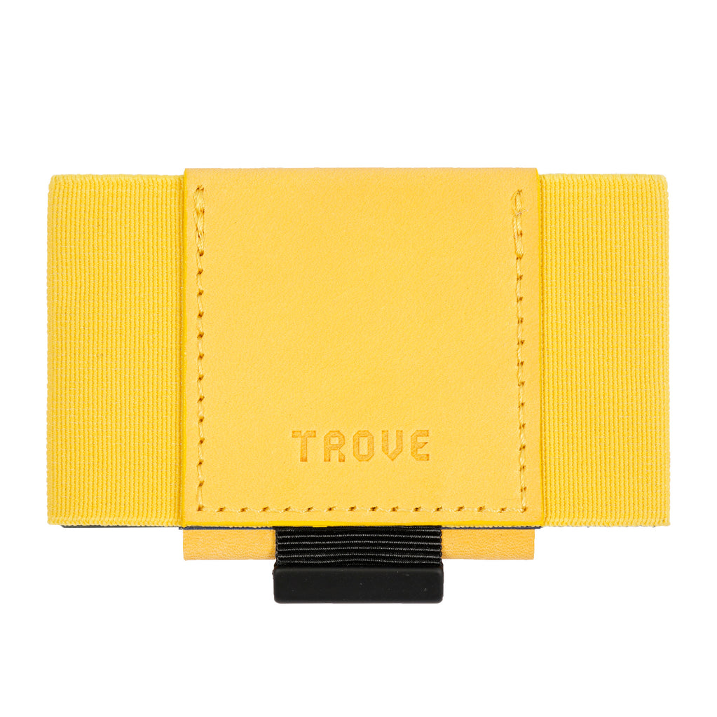Trove Swift Wallet in Yellow Unisex Micro Slim Wallet TROVE.CC