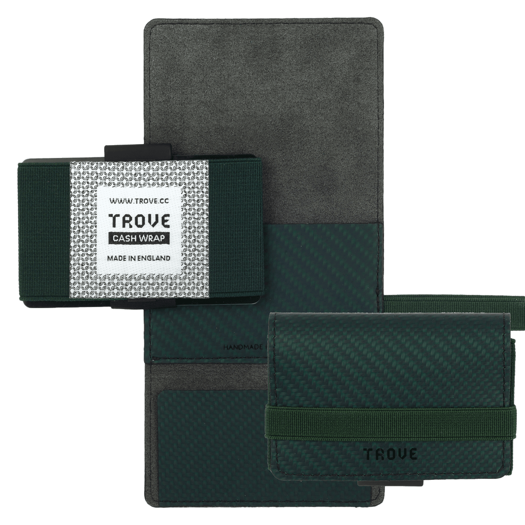 TROVE CASH WRAP: CARBON FIBRE GREEN – TROVE.CC