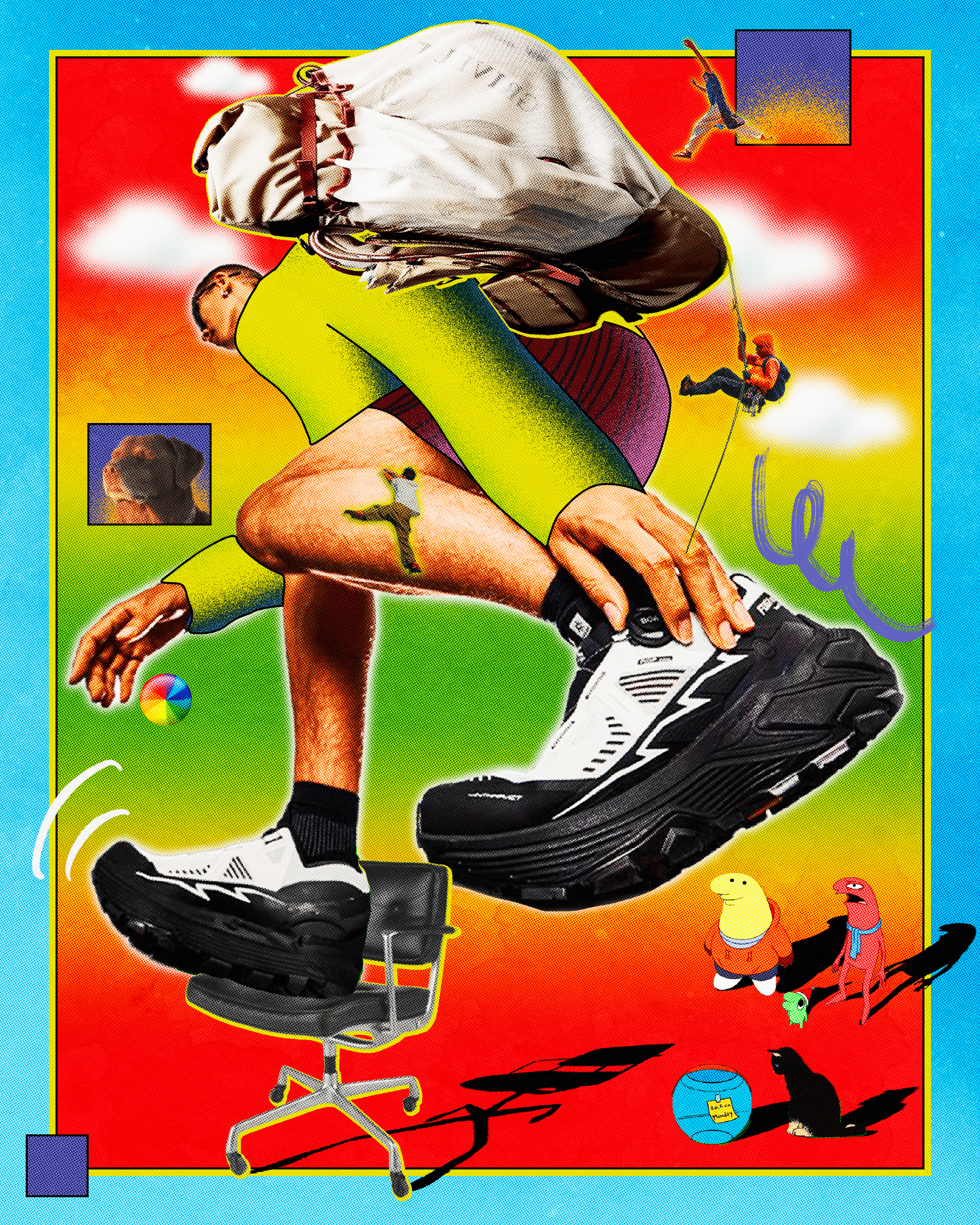 Tropical illustrations on packaging for chocolate