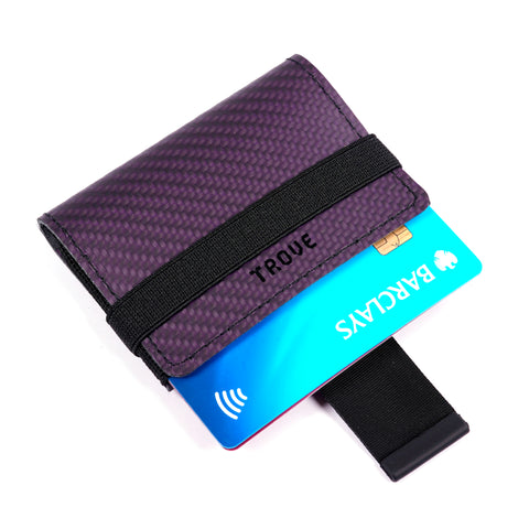 TROVE Cash Wrap: Purple Carbon Fibre