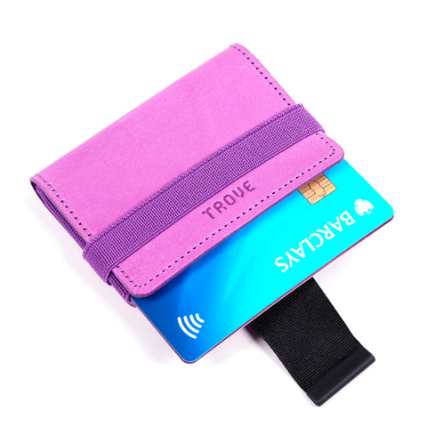 TROVE Cash Wrap: Purple Leather