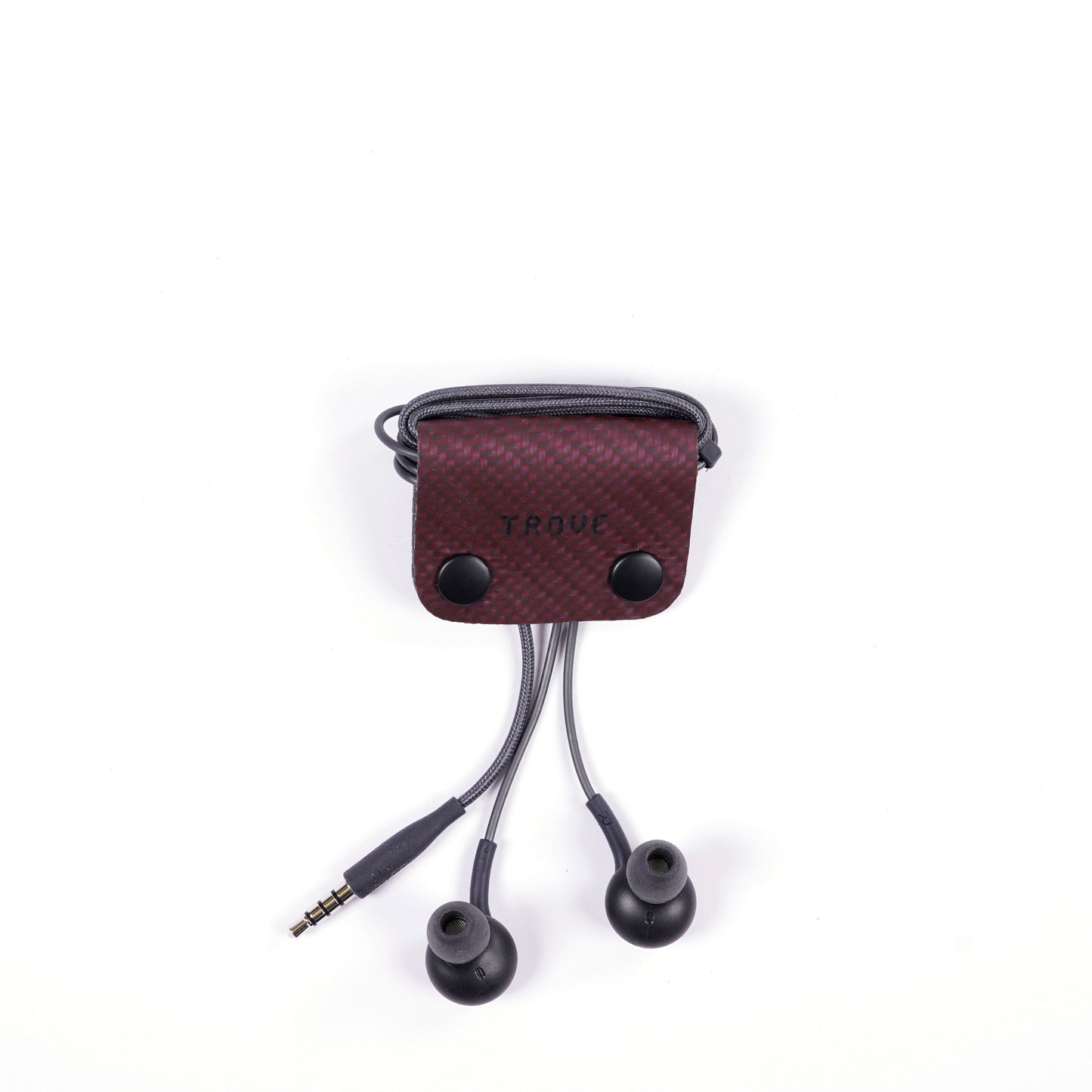 TROVE Cable Clip: Carbon Fibre Red