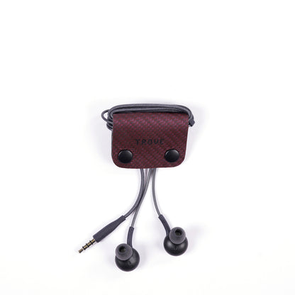 TROVE Cable Clip: Carbon Fibre Red