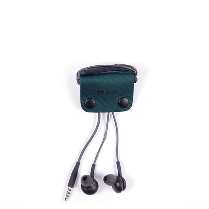 TROVE Cable Clip: Carbon Fibre Green