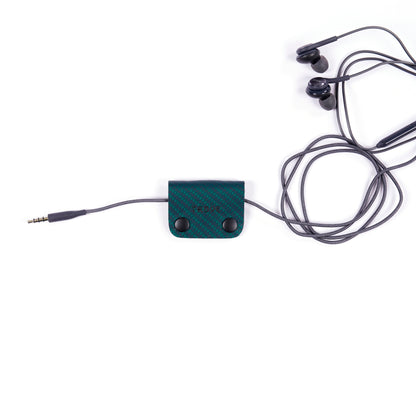 TROVE Cable Clip: Carbon Fibre Green