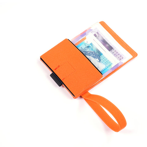TROVE Cash Wrap: Orange Leather