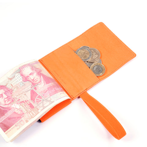 TROVE Cash Wrap: Orange Leather