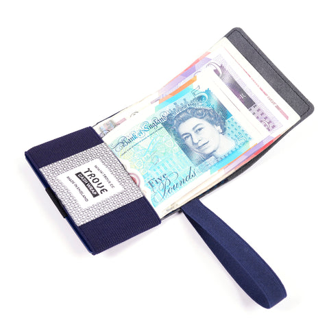 TROVE Cash Wrap: Blue Carbon Fibre