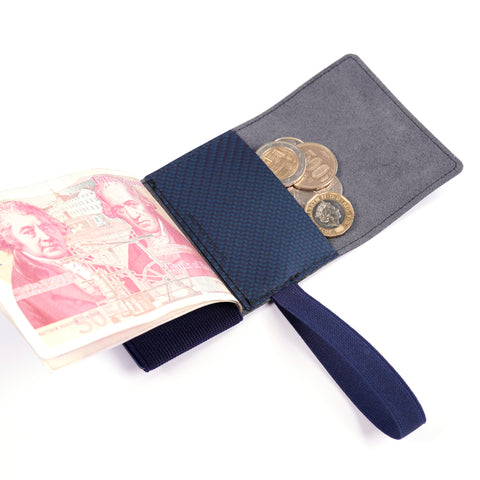 TROVE Cash Wrap: Blue Carbon Fibre