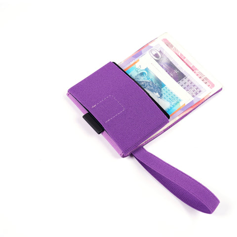 TROVE Cash Wrap: Purple Leather