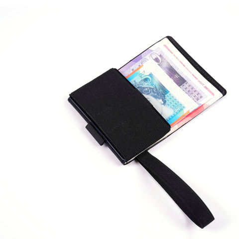 TROVE Cash Wrap: Black Leather