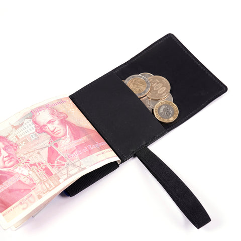 TROVE Cash Wrap: Black Leather