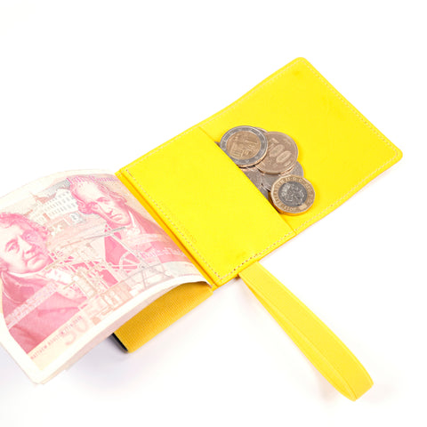 TROVE Cash Wrap: Yellow Leather