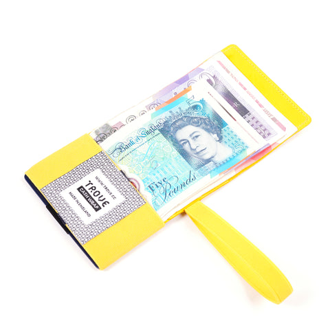 TROVE Cash Wrap: Yellow Leather