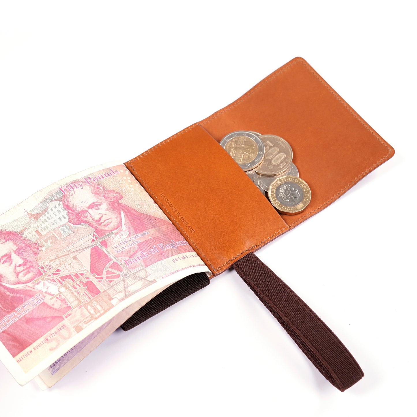 TROVE Cash Wrap: Tan Leather