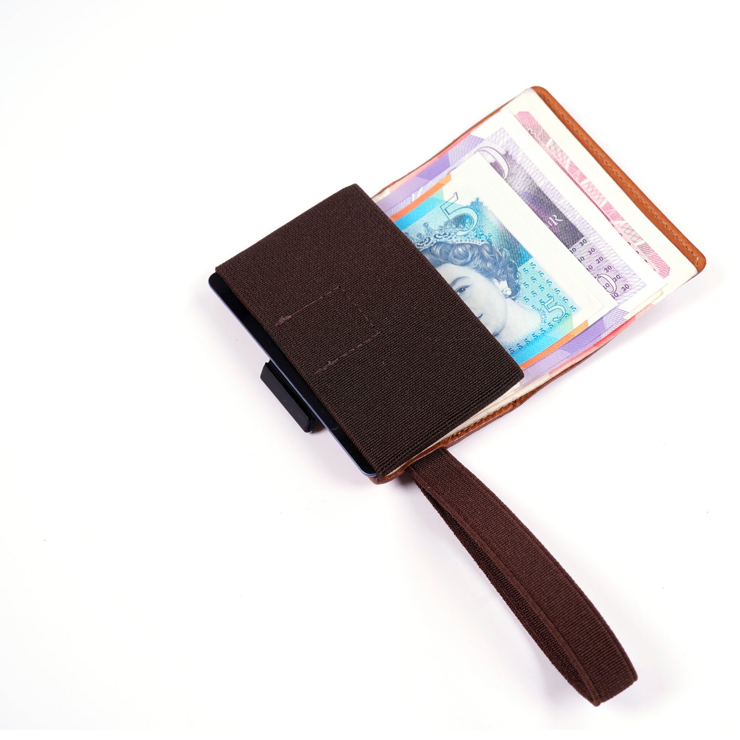 TROVE Cash Wrap: Tan Leather