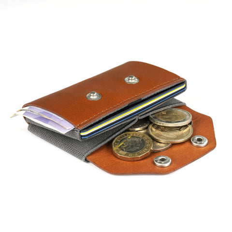 TROVE Coin Caddy: Tan Leather