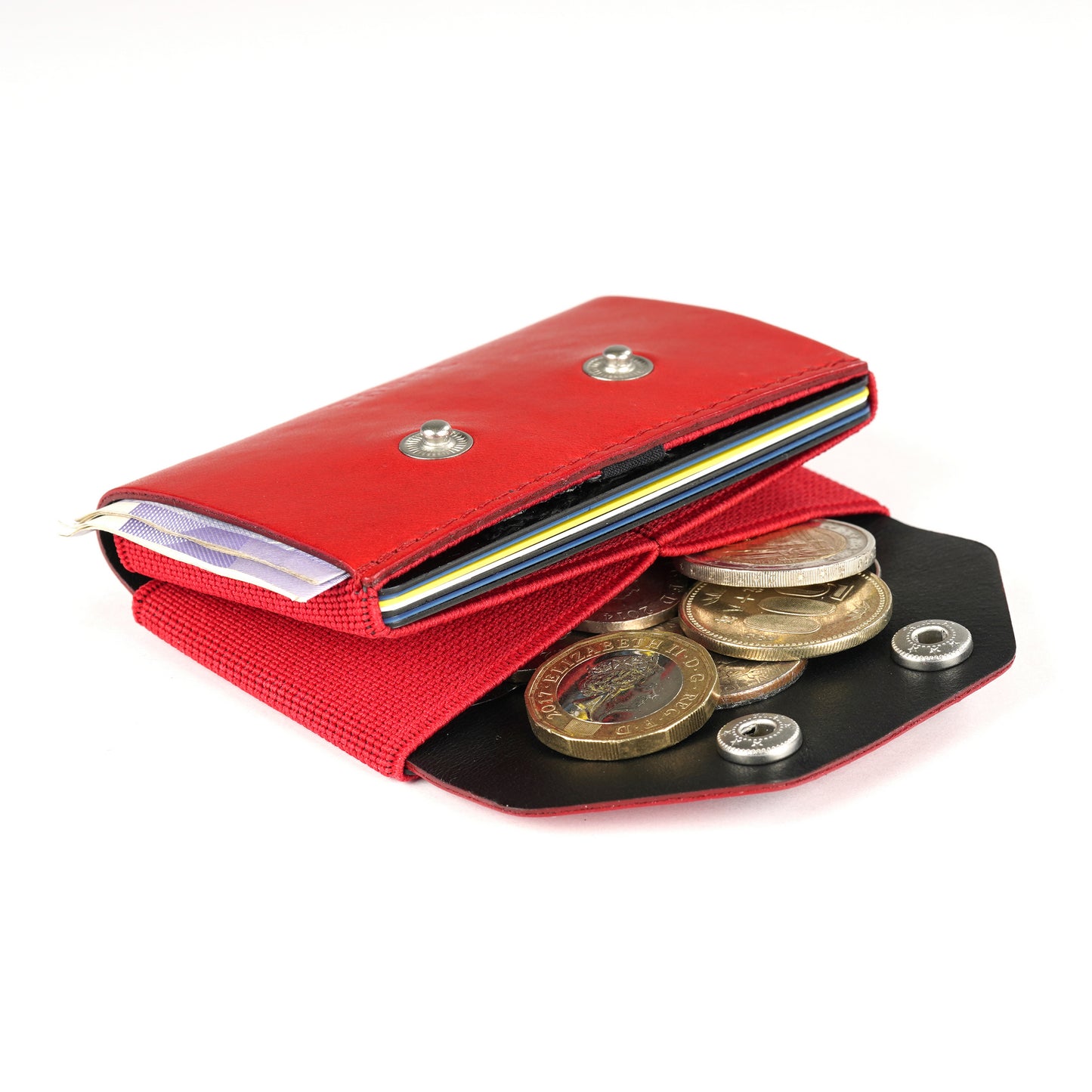 TROVE Coin Caddy: Red Leather