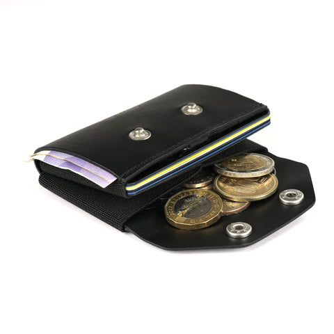 TROVE Coin Caddy: Black Leather