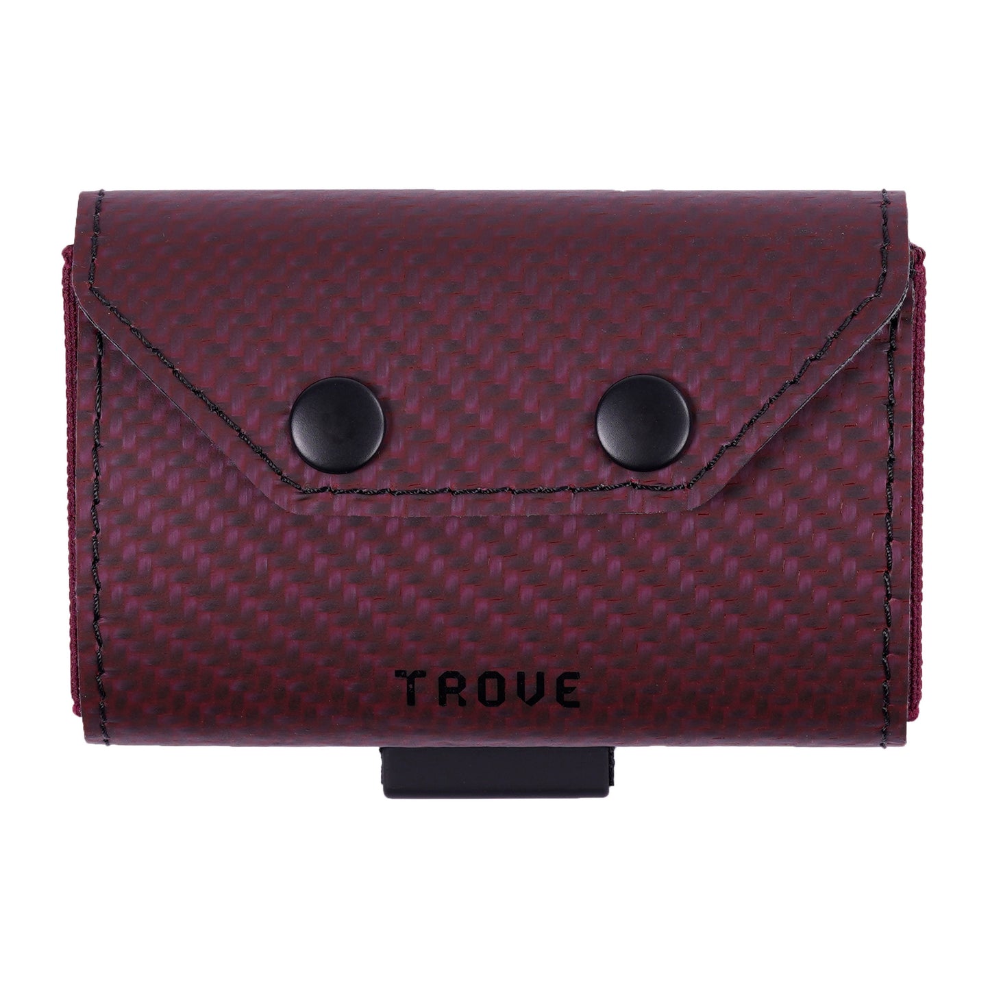 TROVE Coin Caddy: Red Carbon Fibre