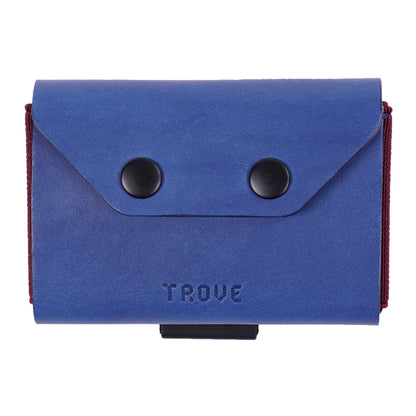 TROVE Coin Caddy: Navy Leather