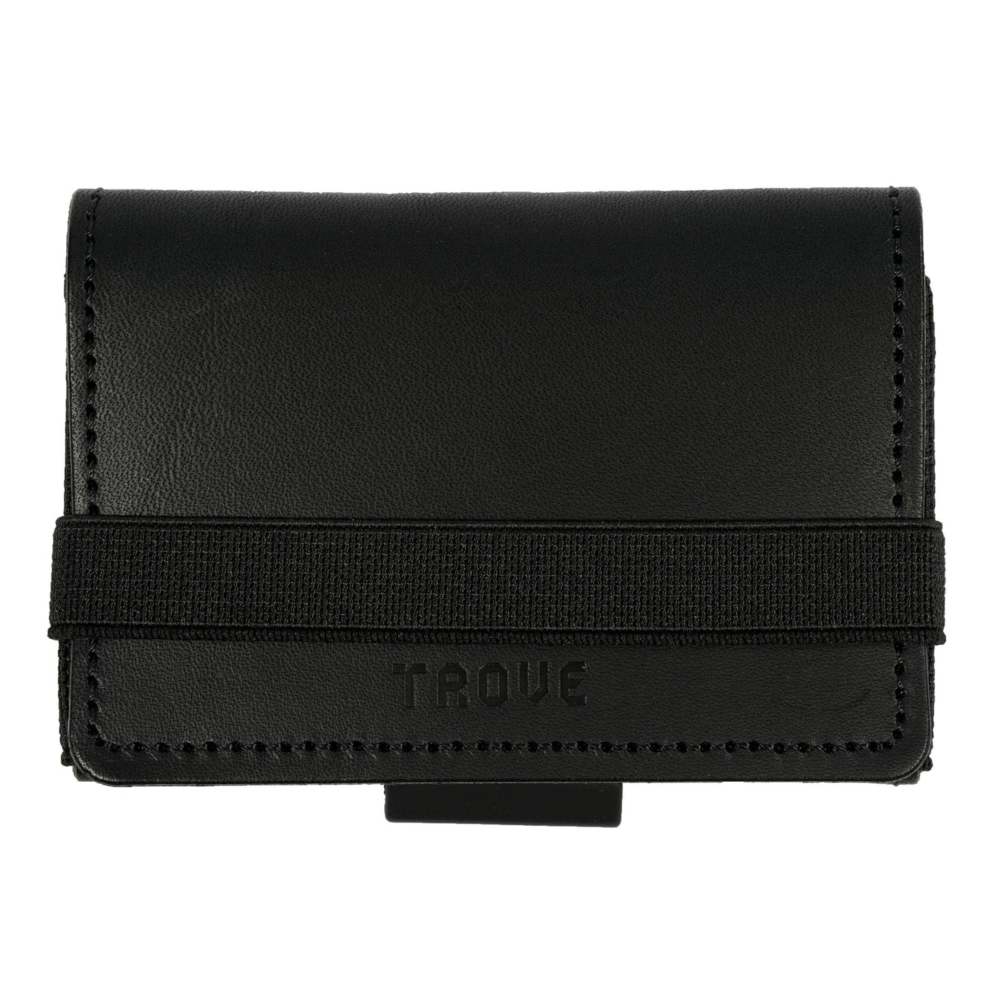 TROVE Cash Wrap: Black Leather