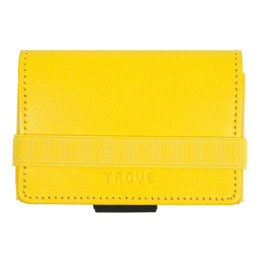 TROVE Cash Wrap: Yellow Leather