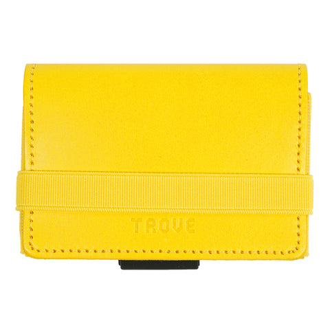 TROVE Cash Wrap: Yellow Leather