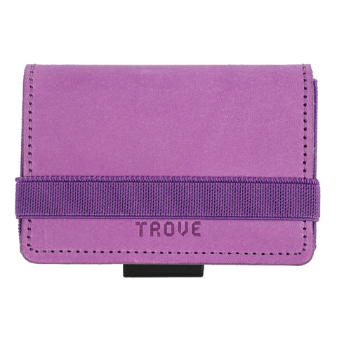 TROVE Cash Wrap: Purple Leather