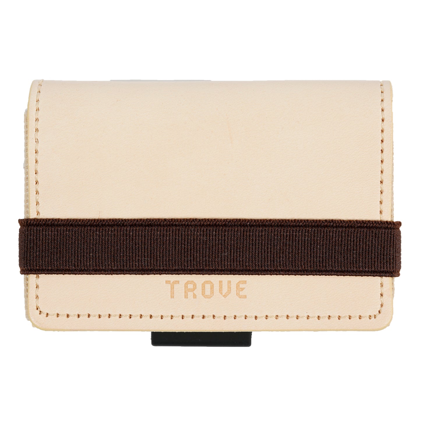 TROVE Cash Wrap: Beige/Pink Leather and Brown