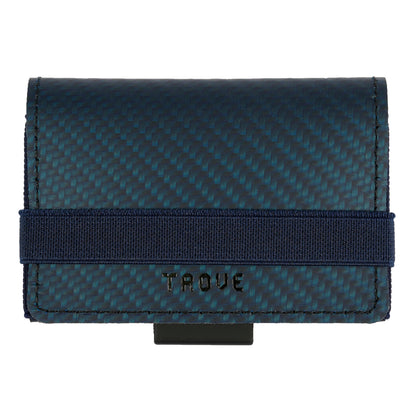 TROVE Cash Wrap: Blue Carbon Fibre