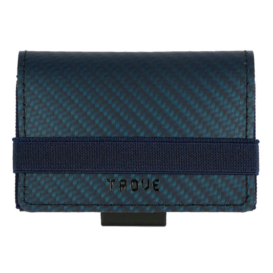 TROVE Cash Wrap: Blue Carbon Fibre