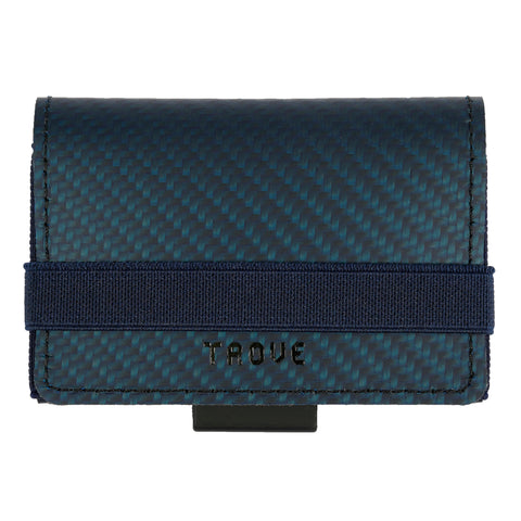 TROVE Cash Wrap: Blue Carbon Fibre