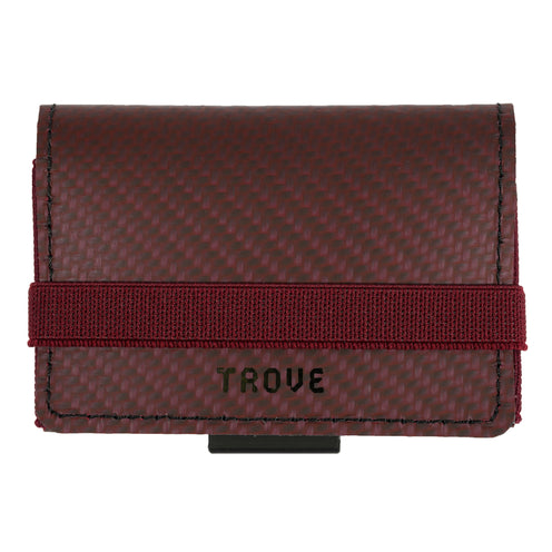 TROVE Cash Wrap: Red Carbon Fibre