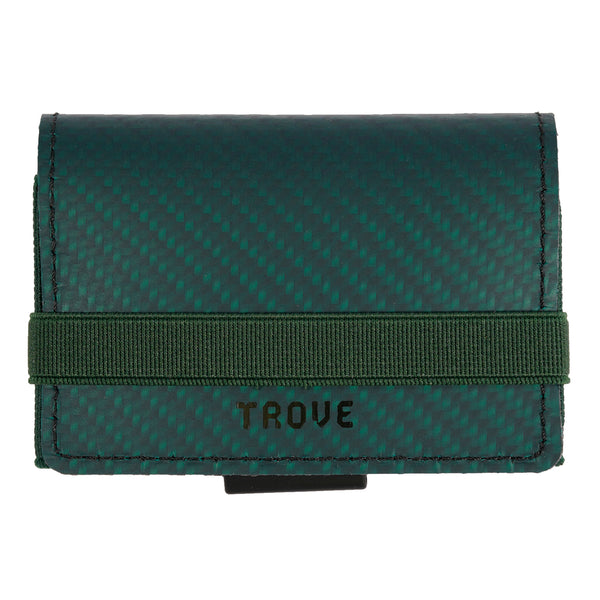 TROVE Cash Wrap◇コンパクトウォレット RFID エメラルド TROVE - TROVE Cash Wrap◇コンパクトウォレット RFID エメラルドの