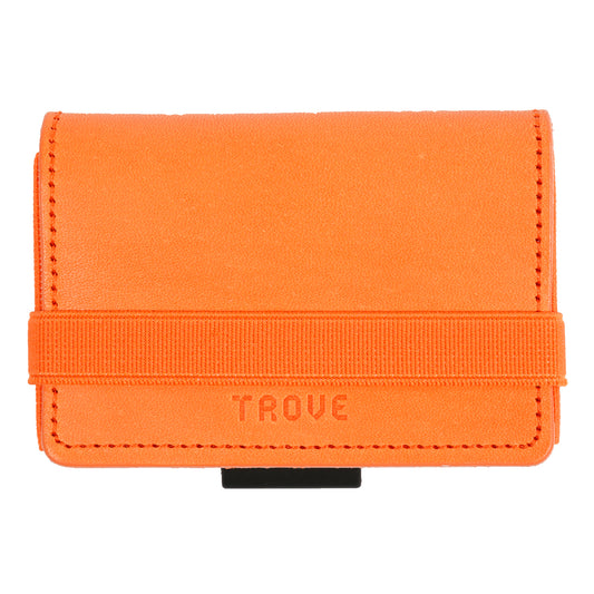 TROVE Cash Wrap: Orange Leather