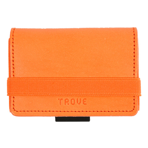 TROVE Cash Wrap: Orange Leather