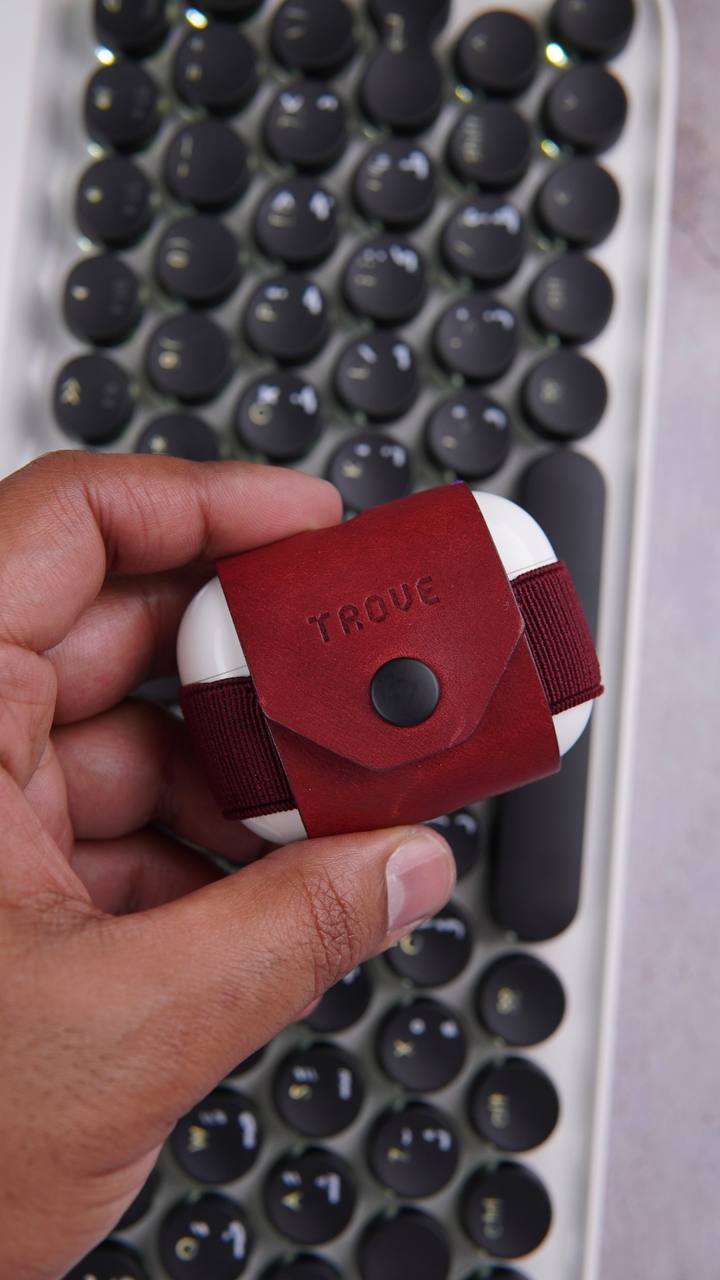 TROVE Pod Pocket PRO: Burgundy Leather