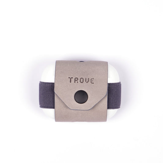 TROVE Pod Pocket PRO: Grey Leather