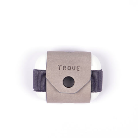 TROVE Pod Pocket PRO: Grey Leather