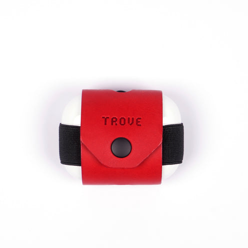 TROVE Pod Pocket PRO: Red/Black Leather