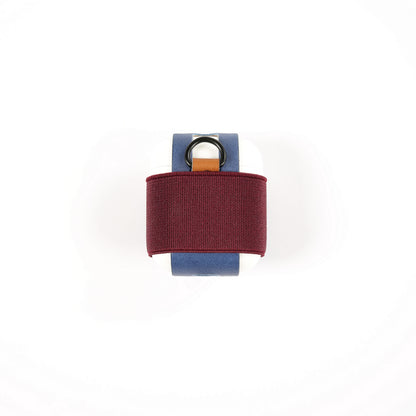 TROVE Pod Pocket: Navy/Tan Leather