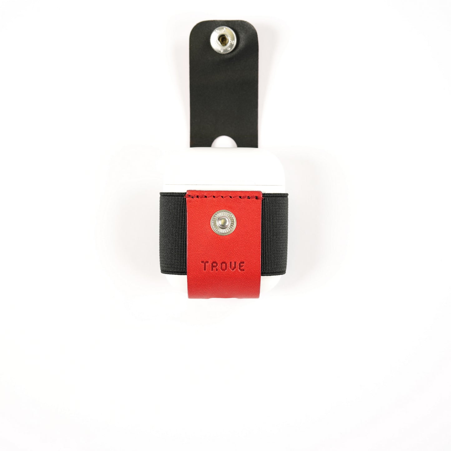 TROVE Pod Pocket: Red/Black Leather