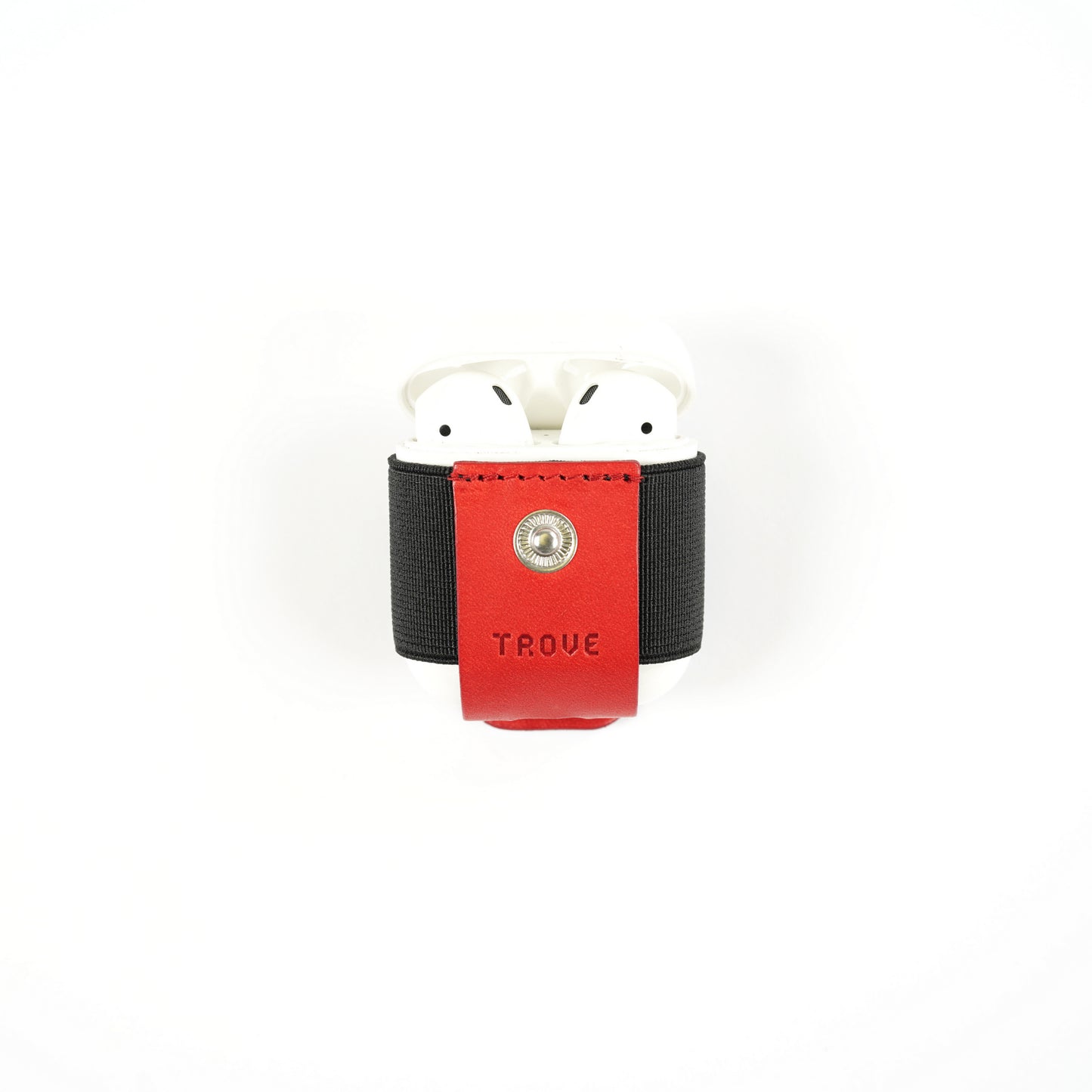 TROVE Pod Pocket: Red/Black Leather