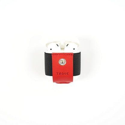 TROVE Pod Pocket: Red/Black Leather