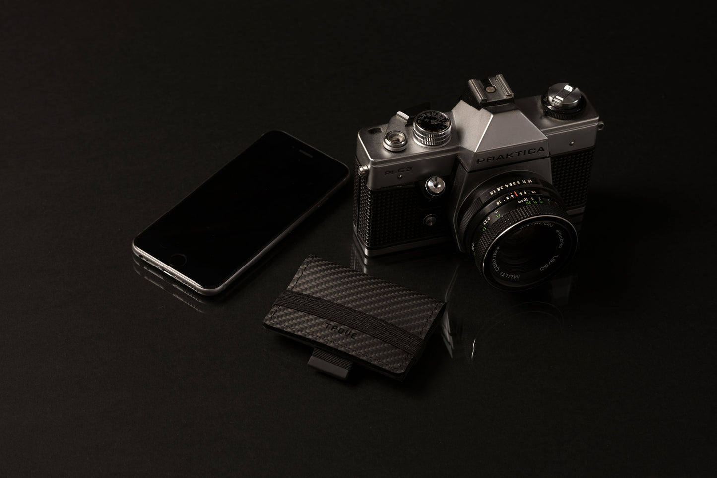 TROVE Cash Wrap: Black Carbon Fibre