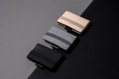 TROVE Cash Wrap: Black Leather and Red